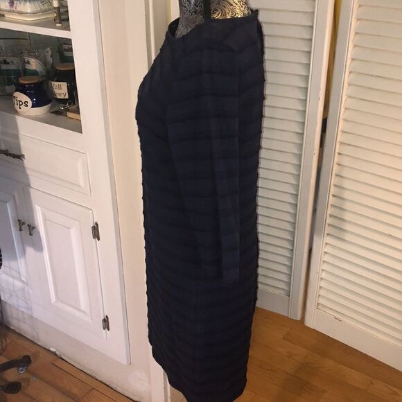 Trina Turk Navy Fringe Dress 👗 and Adjustable Slip. Perfectly designed set. 8 - Picture 3 of 14